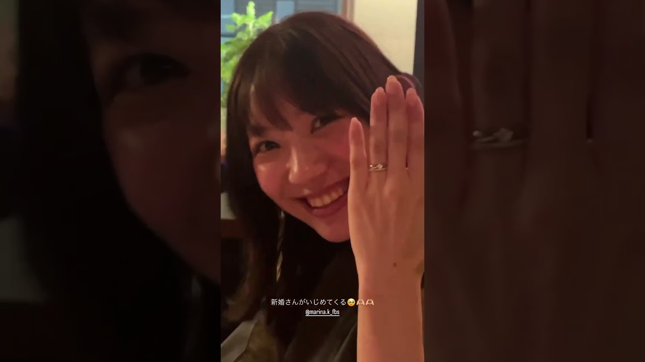 元AKB48 阿部マリア 小林茉里奈(FBS福岡放送アナウンサー)が結婚指輪見せつけてくるんですけど