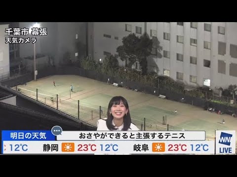 檜山沙耶　テニスが出来ることを疑われるさやっち😂2023.3.21 イブニング