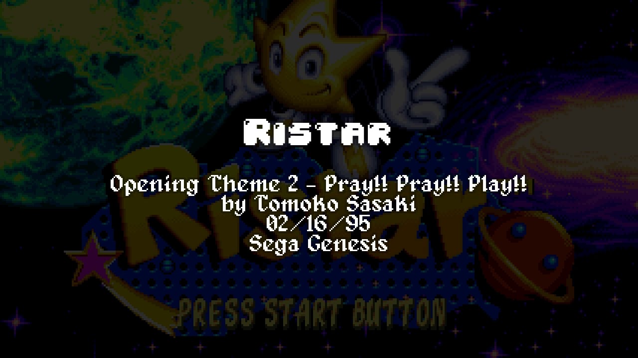 Ristar - Opening Theme 2 - Pray!! Pray!! Play!!