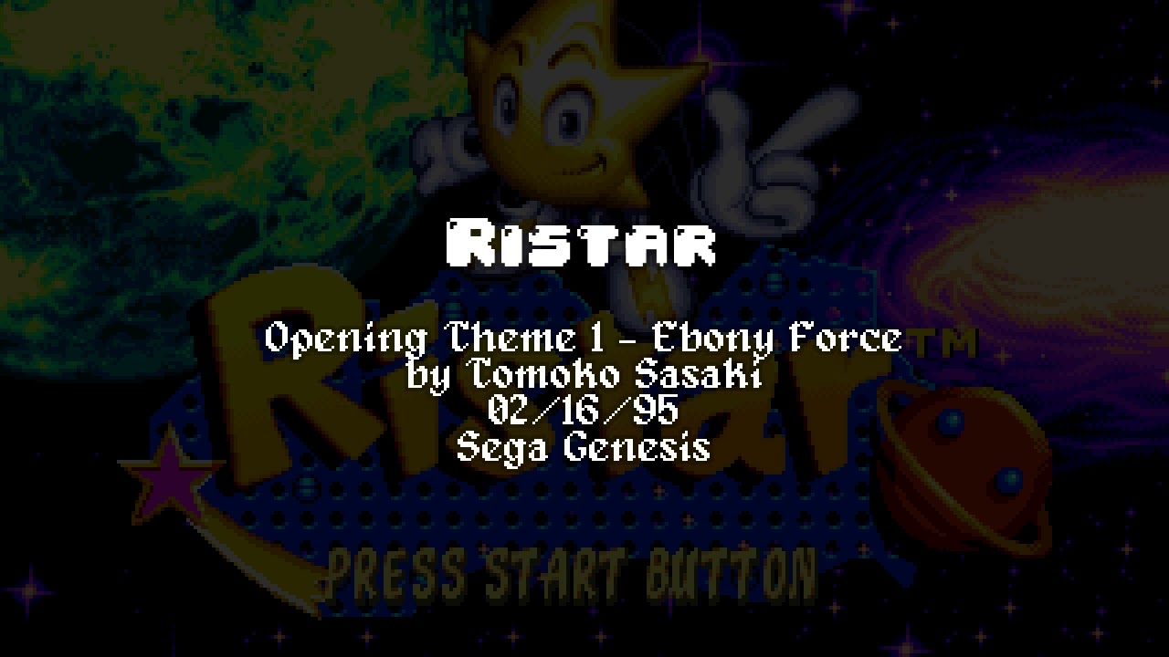 Ristar - Opening Theme 1 - Ebony Force