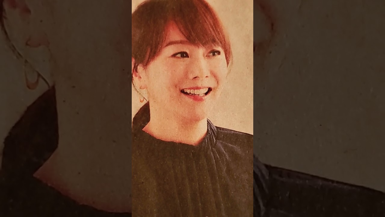 🎤木佐彩子　フジテレビアナウンサー