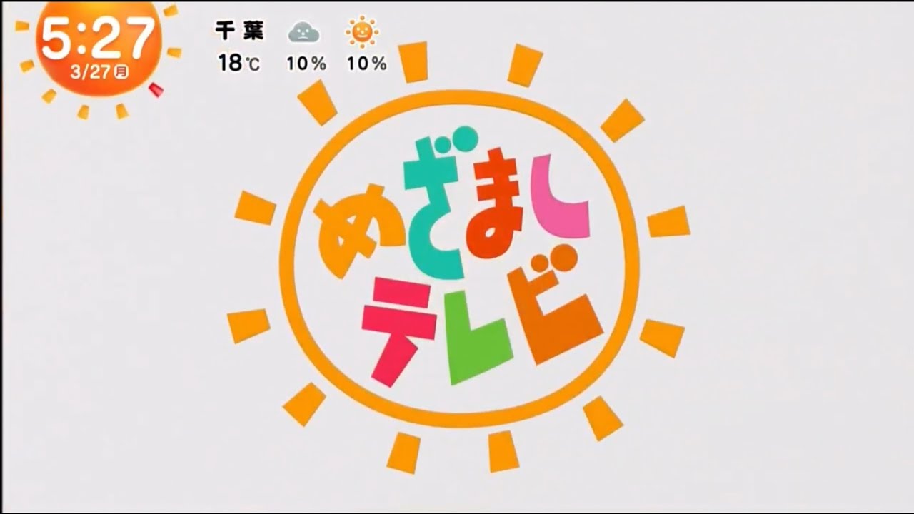 めざましテレビ リニューアル後のオープニング
