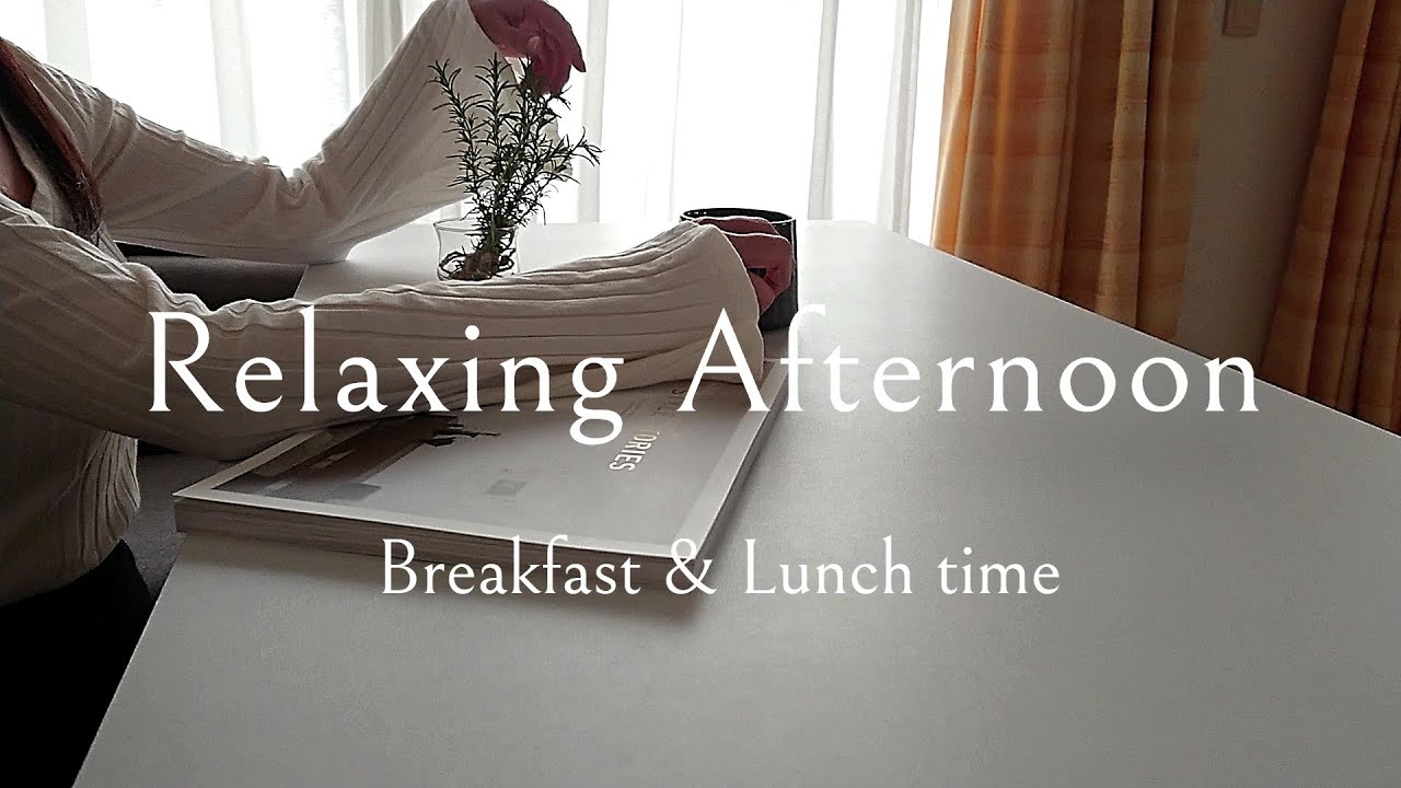 夫婦2人暮らしの健康的な朝ごはん/メロンパンサンドのランチ/コーヒーのある暮らし/ローズマリー/life vlog