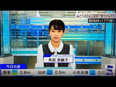 角田奈緒子さんのWNLモーニング（2021年5月4日）