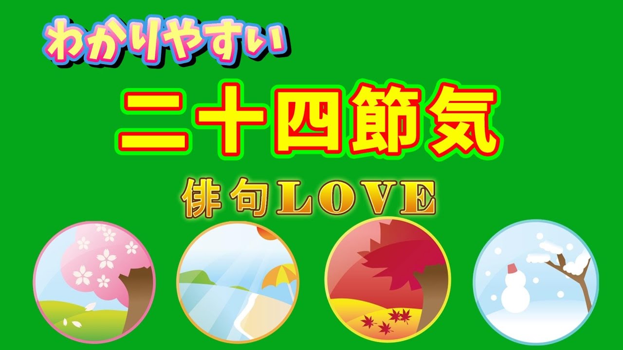 2023年1月21日「わかりやすい二十四節気」俳句LOVE