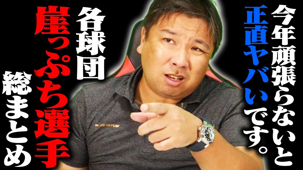 【作業用・睡眠用・聞き流し】各チームの崖っぷち選手総まとめ