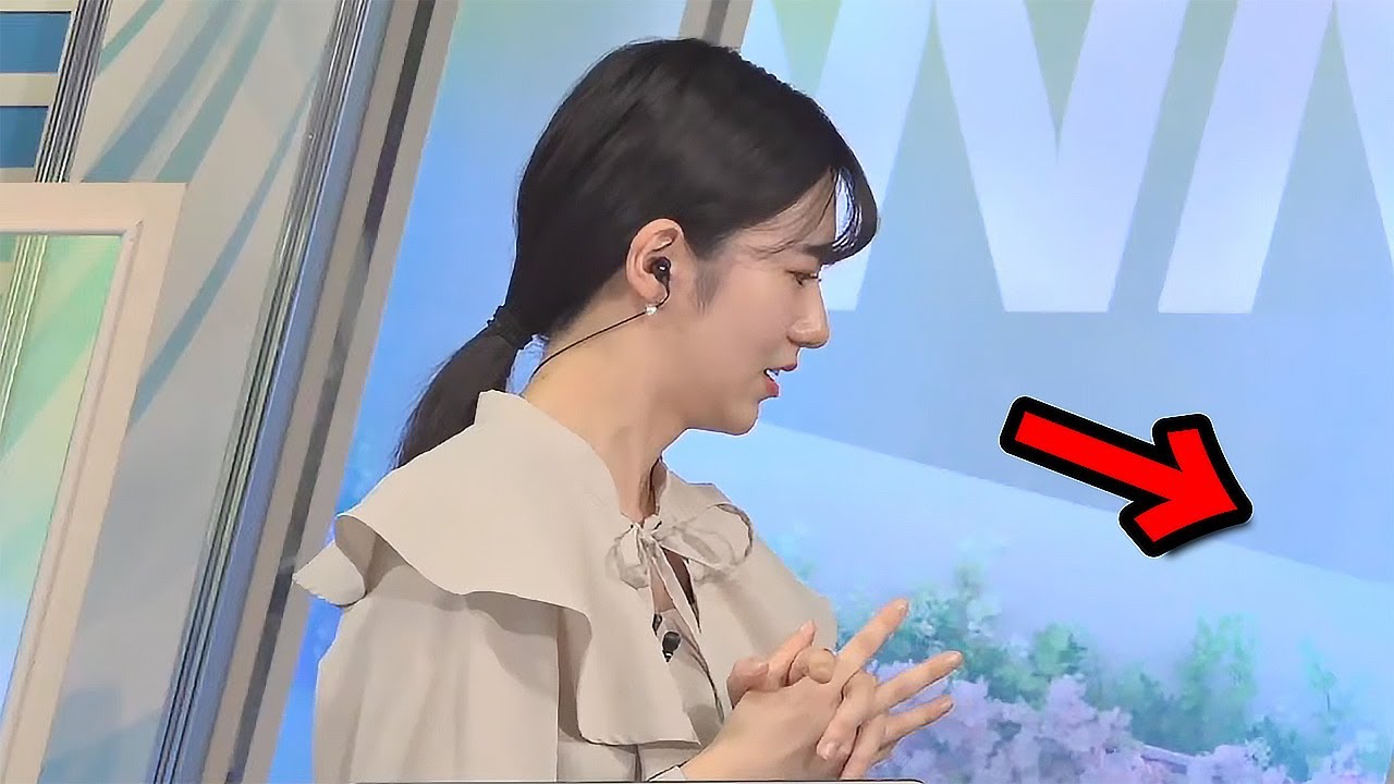 【大島璃音】段々と声が…原因？を発見するお天気お姉さん