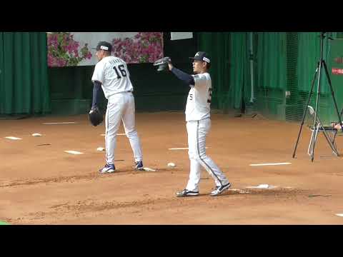 ｵﾘｯｸｽﾊﾞﾌｧﾛｰｽﾞ 春季ｷｬﾝﾌﾟ 平野投手 比嘉投手 ｺｯﾄﾝ投手ﾌﾞﾙﾍﾟﾝ投球 20230218