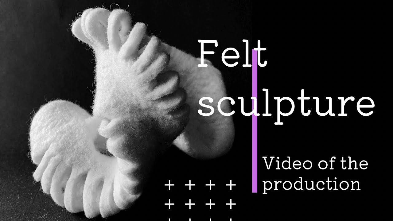 Wetfelting/ひたすら作り続ける制作動画。#制作動画 #フェルト#asmr#wetfelting#textileart