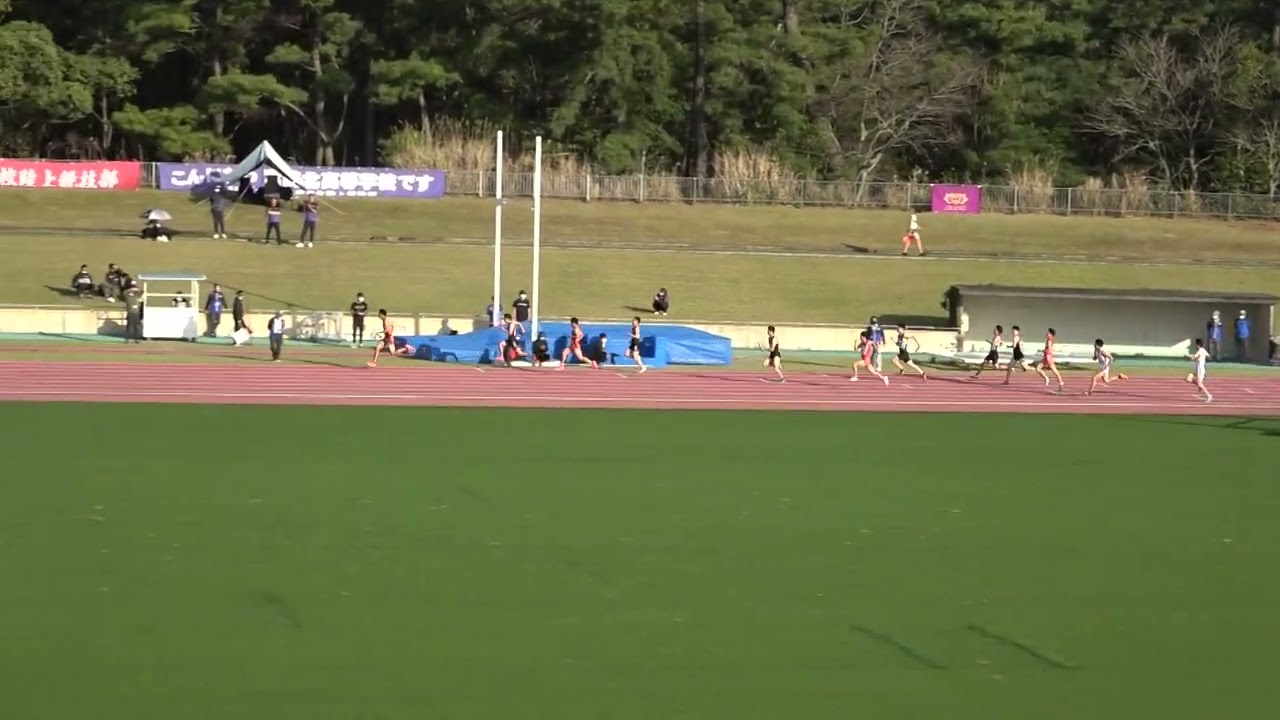 20230319163916宮崎県記録会一高男4×100ｍR4組 宮崎北高A：太田 颯真(2)・吉岡 侑星(2)・井原虎太郎(1)・清水 偉月(2)
