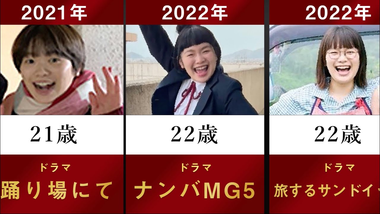 【だが、情熱はある】富田望生の主なドラマ・映画を年齢順に並べてみた【映画ネメシス あさひなぐ 教場 美食探偵 明智五郎 なつぞら 男はつらいよ 今日から俺は! 山崎静代】