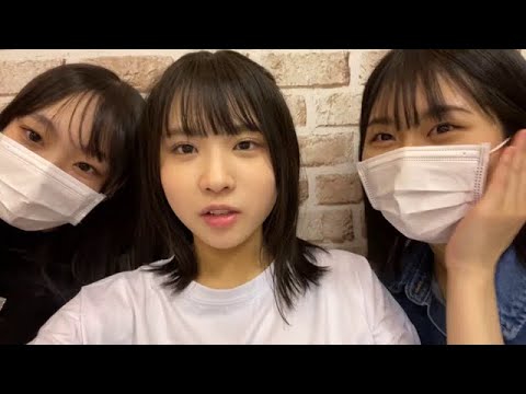 芳賀礼 (NMB48)  SHOWROOM 2023年4月1日 古川雪乃 渋谷紗雪