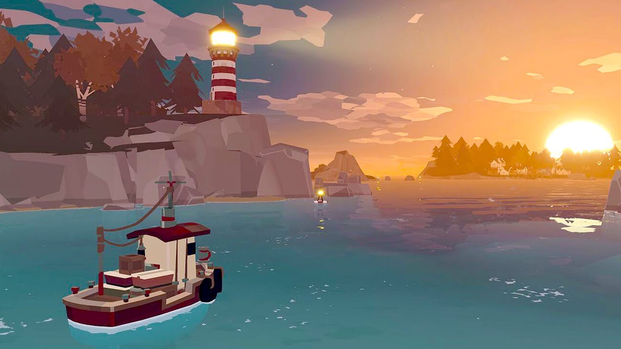 恐ろしい闇が隠れている海で魚を釣って生活をするゲーム