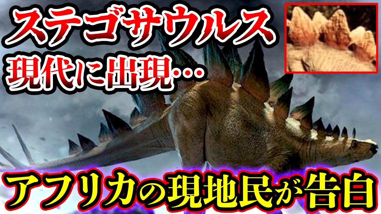 【ゆっくり解説】ステゴサウルスは生きている!? 目撃証言がヤバい…アフリカで古代生物のUMA・未確認生物を目撃した事を現地民が告白