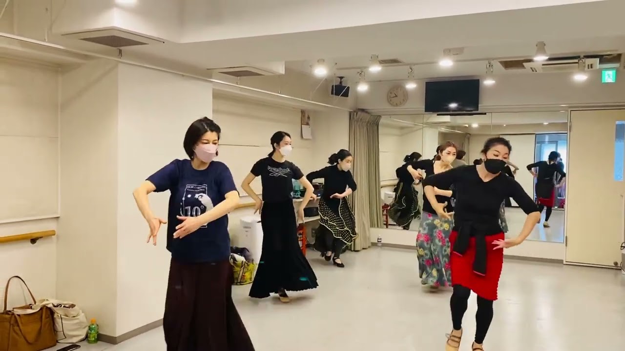 田村陽子フラメンコ教室　入門クラス　Yoko Tamura Flamenco Lesson