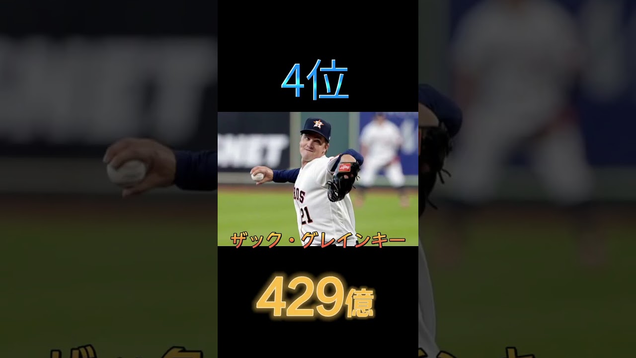 メジャーリーガーで1番稼いだのは誰？生涯獲得年俸ランキング#shorts