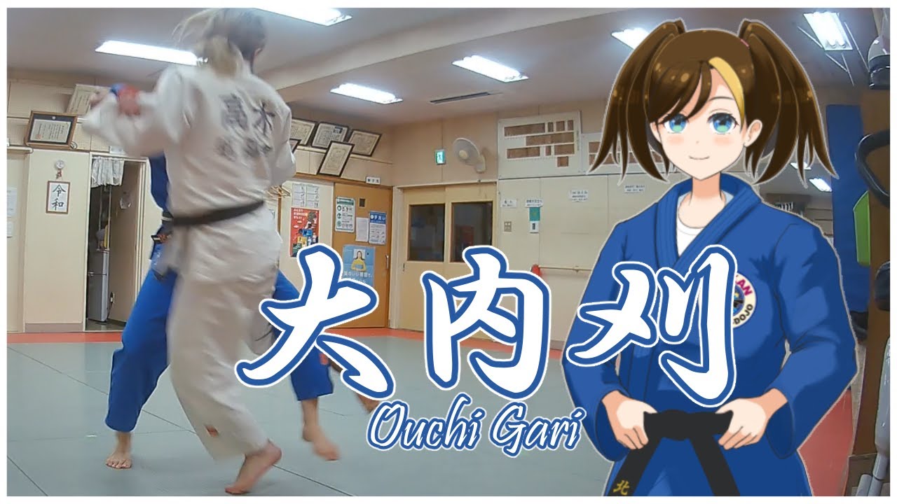 【柔道】ケンカ四つの大内刈【VTuber】