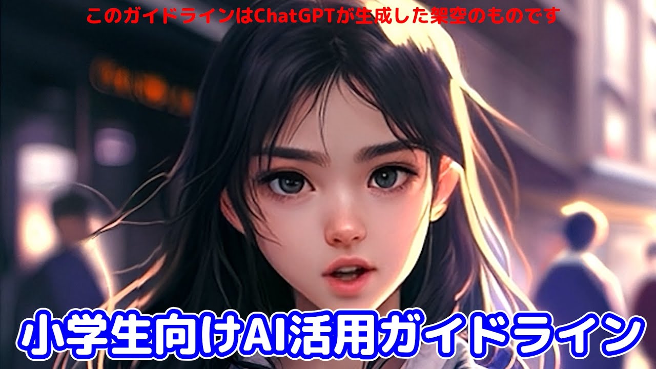 ChatGPTが作った「小学校向けAI活用ガイドライン」