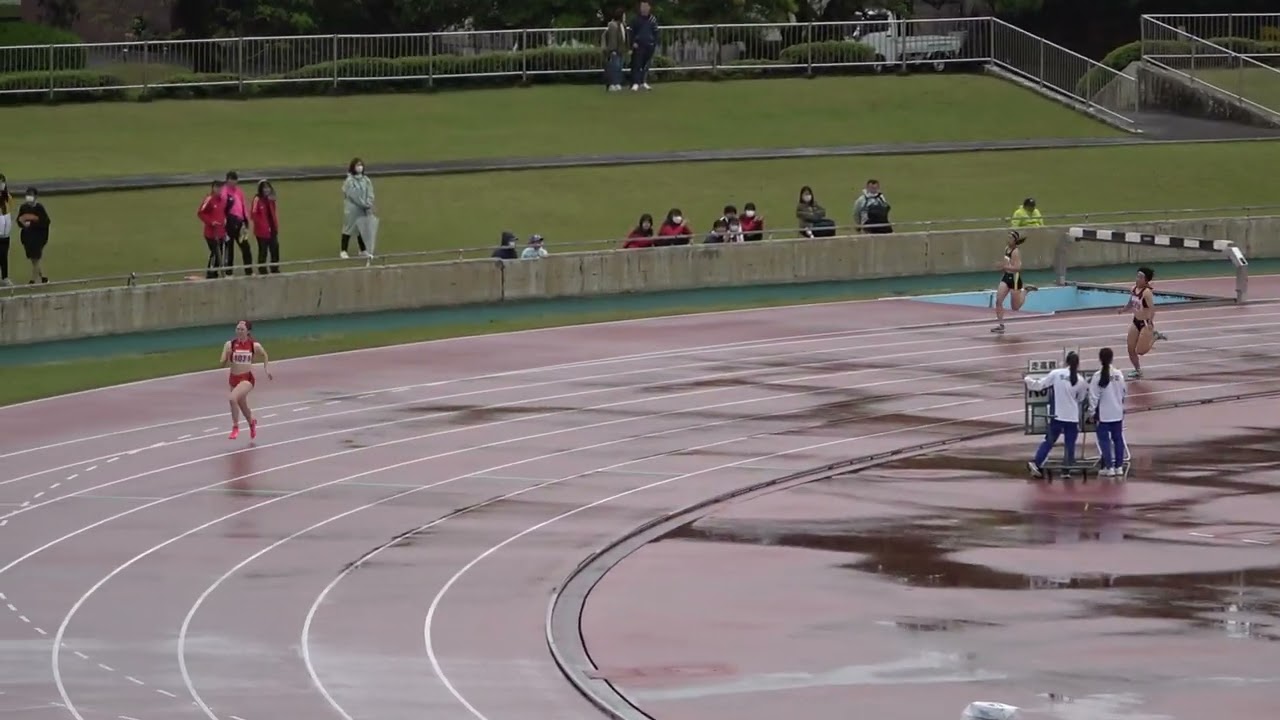 20230415102230宮崎県記録会一高女400ｍ5組 原田エミリー3/宮崎(宮崎南高)