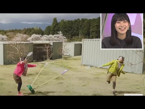 【檜山沙耶】ゆいちゃんとバトミントン