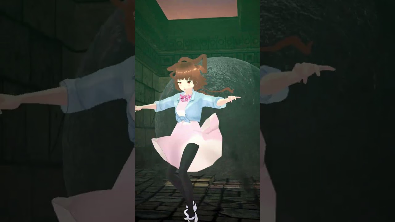 アクロバティックなパンチラ？ #templerun #varkshorts #shorts