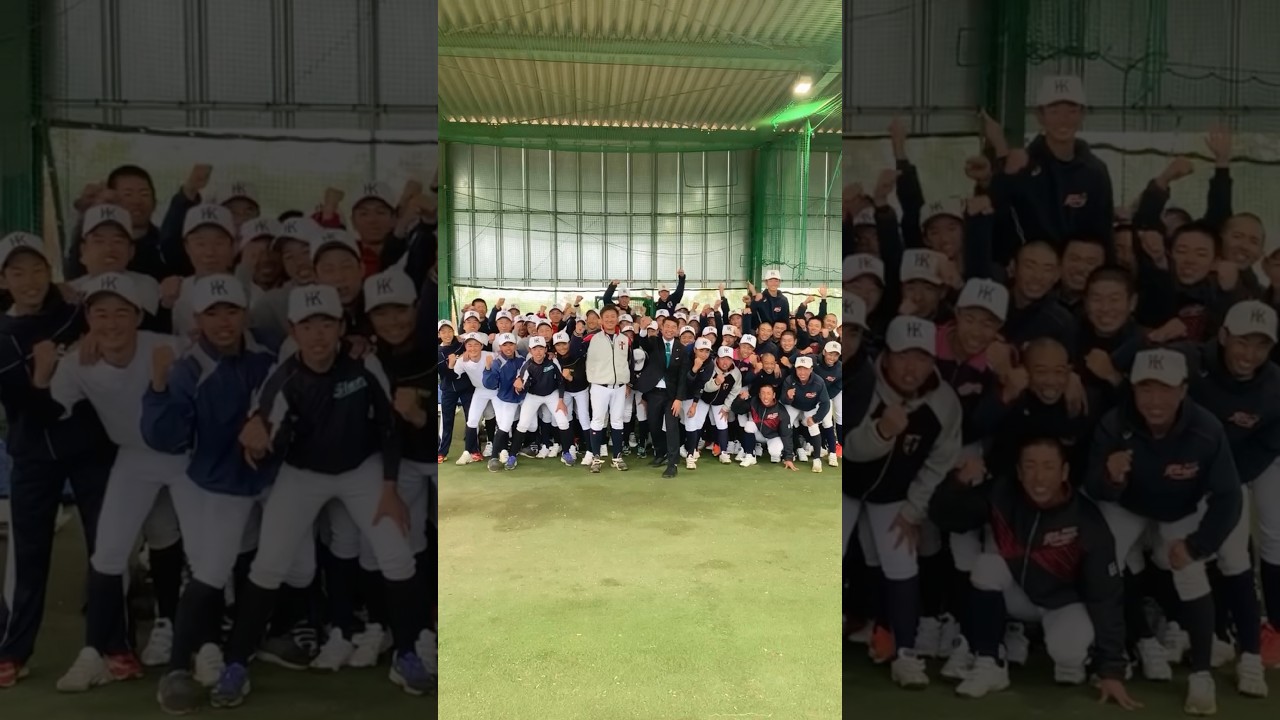 母校の野球部に挨拶に行ってきました！未来の若者との交流は最高です！