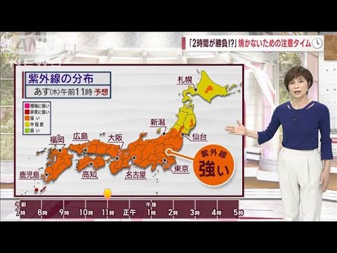 【関東の天気】夏日続出　日差しギラギラ…あなどれない春の紫外線(2023年4月19日)