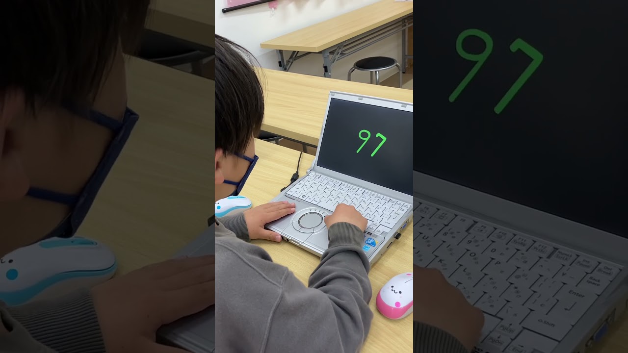 ⭐️フラッシュ暗算7級⭐️2桁5口8秒♫頭の中のそろばんで計算！