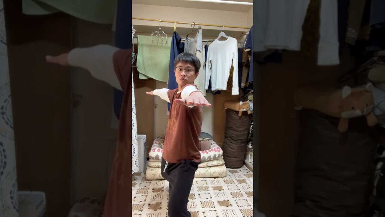 【モノマネ】ヨガのポーズをとる滝川クリステル【激レア】　#shorts