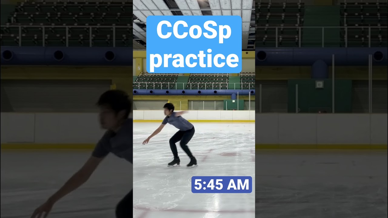 CCoSp (change foot combination spin)  practice -part1- #figureskating #spin #フィギュアスケート #スピン