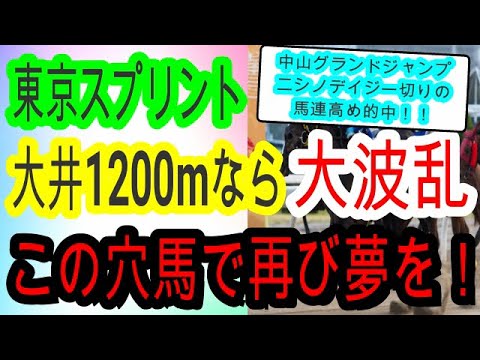 【競馬予想】東京スプリント2023　皐月賞の本命13番人気メタルスピード頭差で涙を飲んだリベンジなるか！？　穴馬地方馬本命でいざ大万馬券的中へ！！