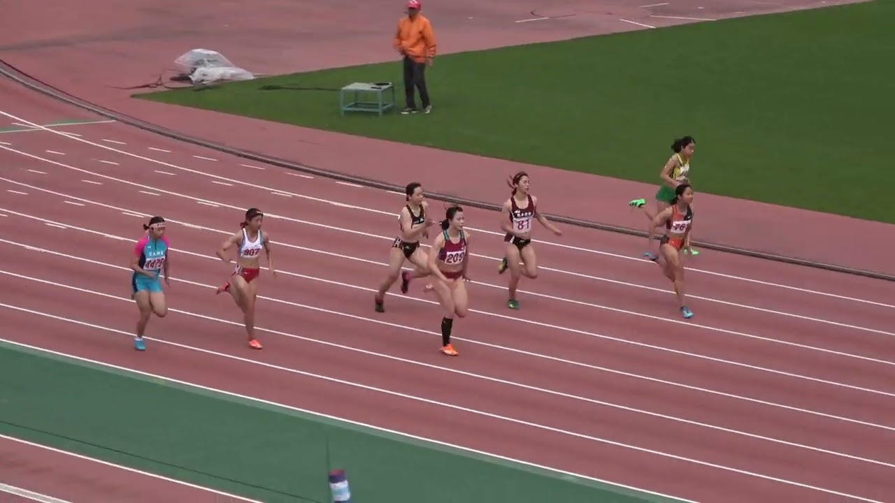 20230415143829宮崎県記録会一高女100ｍ3組 木原万里花2/宮崎(宮崎北高)