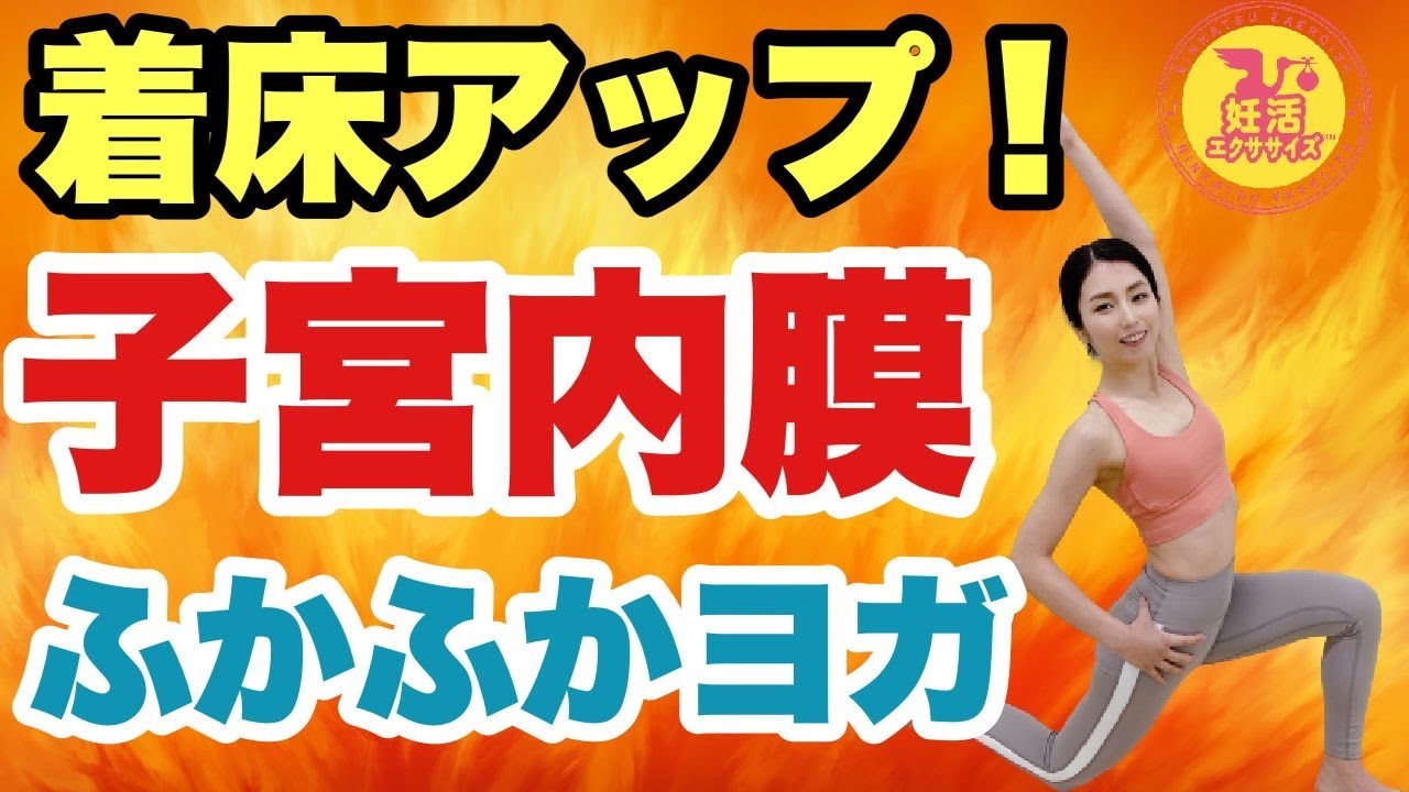 【妊活ヨガ】着床アップ！骨盤底筋を刺激してふかふか子宮内膜を作る