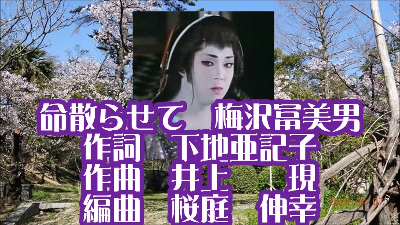 命散らせて　梅沢冨美男