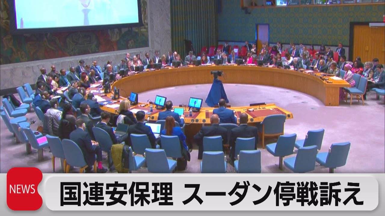 スーダン情勢めぐり国連安保理が緊急会合（2023年4月26日）