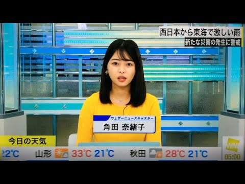 角田奈緒子さんのWNLモーニング（2021年8月19日）