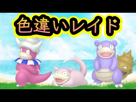 【色違いレイド】ヤドラン＆ヤドキング系統　ルール概要欄　ShinyRaids【ポケモンSV】