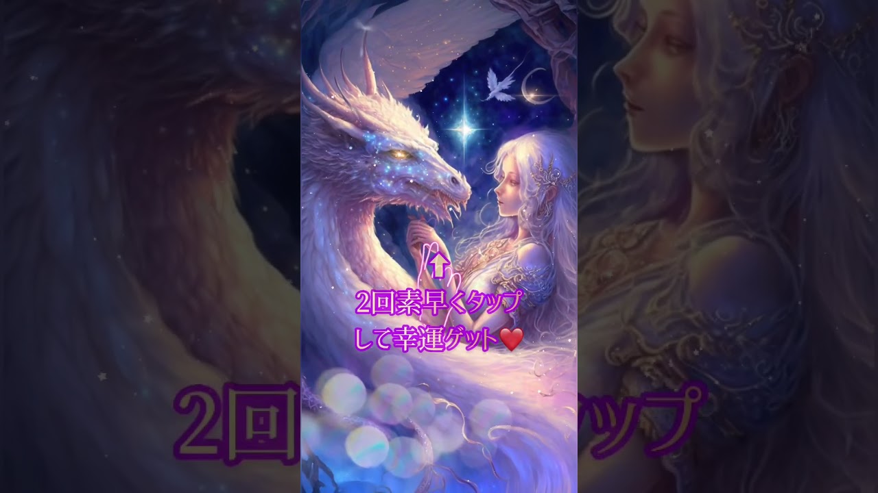 見れた人❤️龍神さまと仲良し⚠️ガチで嬉しいラッキー押し寄せます💕