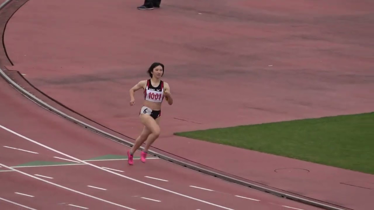 20230430152146宮崎県高校ジュニア女4×400ｍＲ決勝 宮崎商業4'03"18：北林楽衣愛(1)・内山田 玲(2)・在原 芽沙(1)・上岡 姫乃(3)