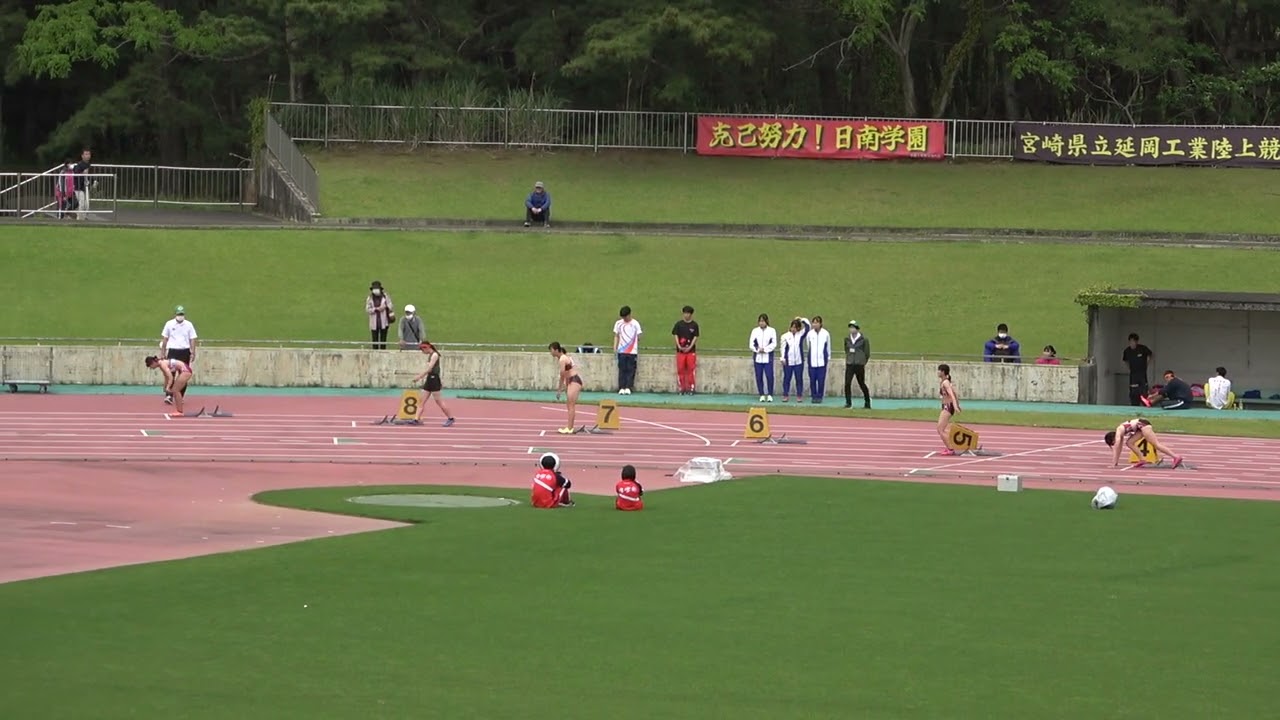 20230430140324宮崎県高校ジュニア女200ｍＡ決勝 神山 菜々3/宮崎(宮崎北)