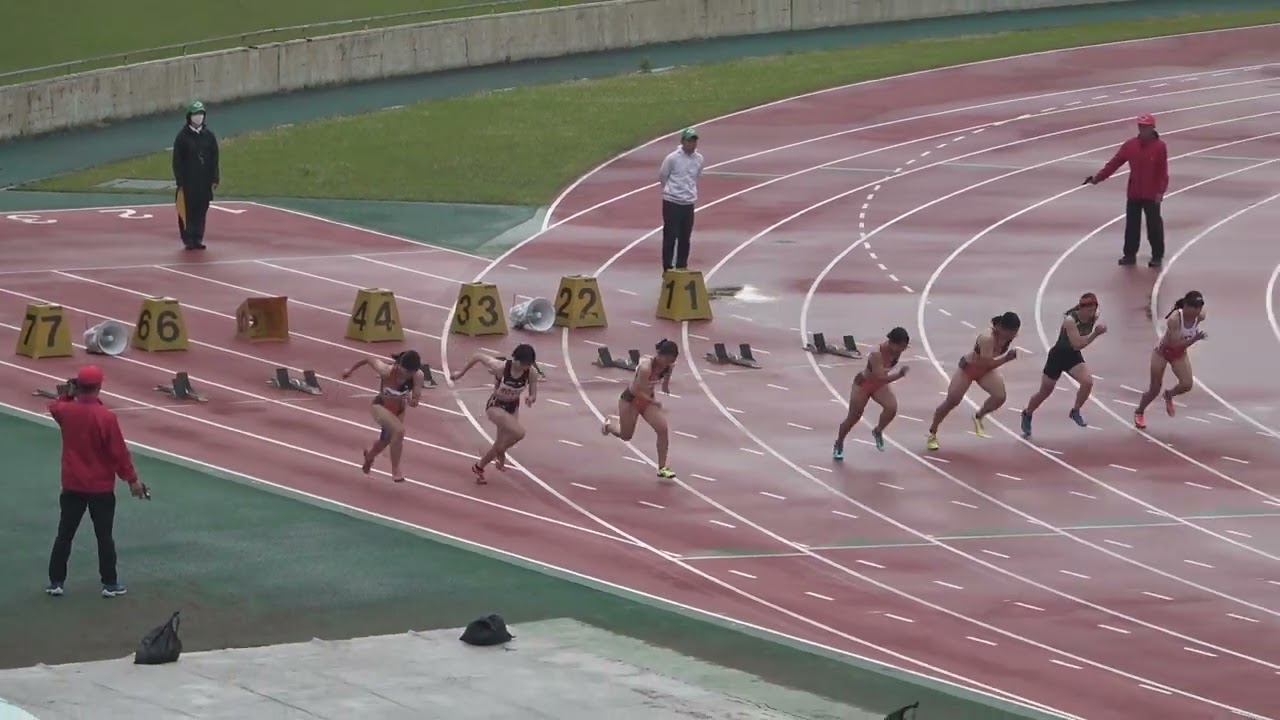 20230429155504宮崎県高校ジュニア女100ｍＡ決勝 神山 菜々3/宮崎(宮崎北)