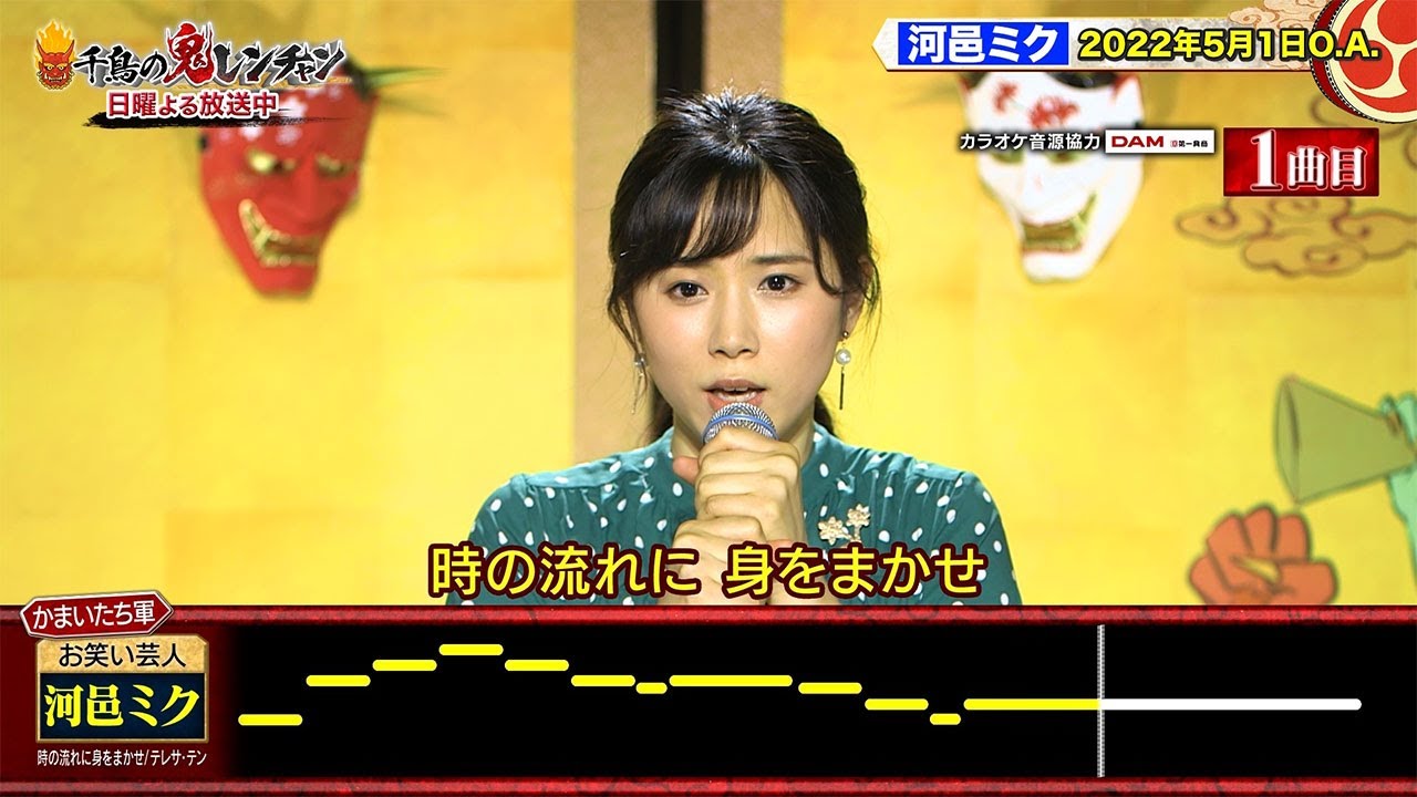 【千鳥の鬼レンチャン公式】河邑ミク ‘22年5月1日O.A