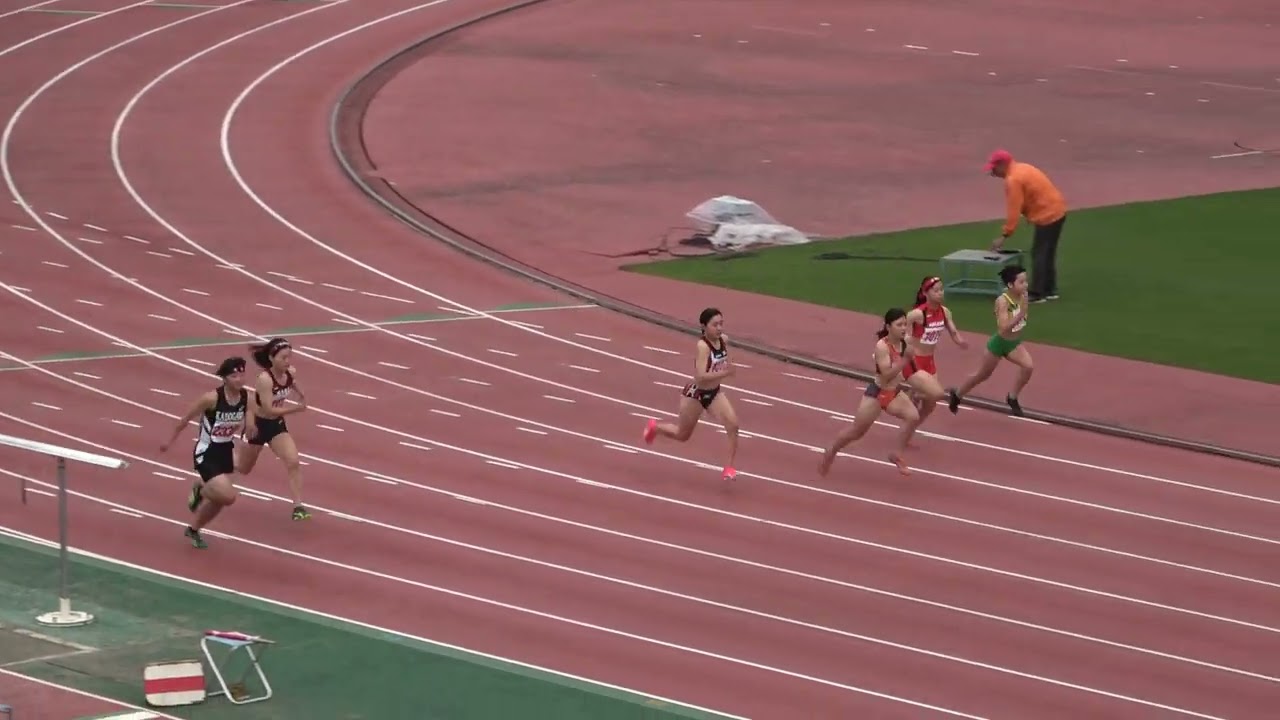 20230415143314宮崎県記録会一高女100ｍ1組 久枝 里緒2/宮崎(宮崎北高)