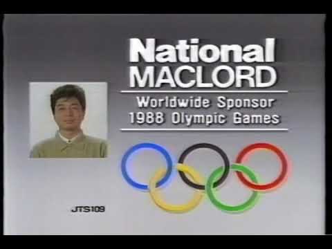 CM ナショナル ビデオデッキ  オリンピック　バーコード予約