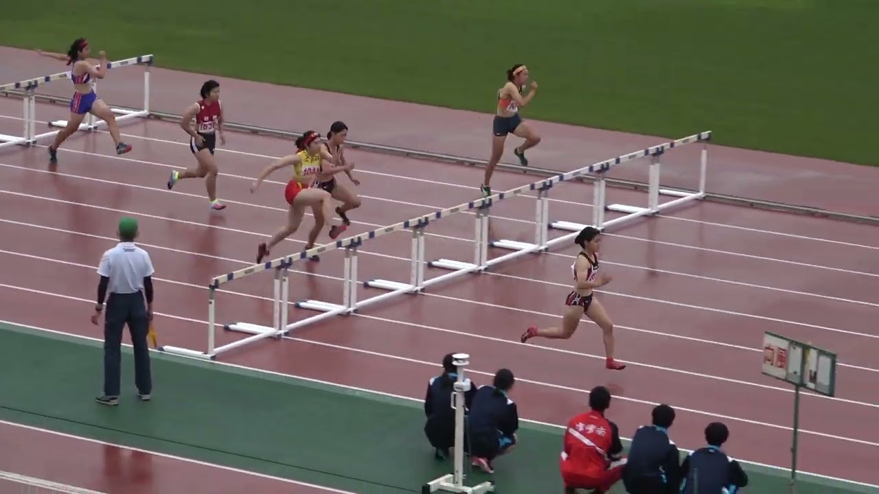 20230429100206宮崎県高校ジュニア女七種100ｍＨ2組 山田 祈世3/宮崎(宮崎商業)