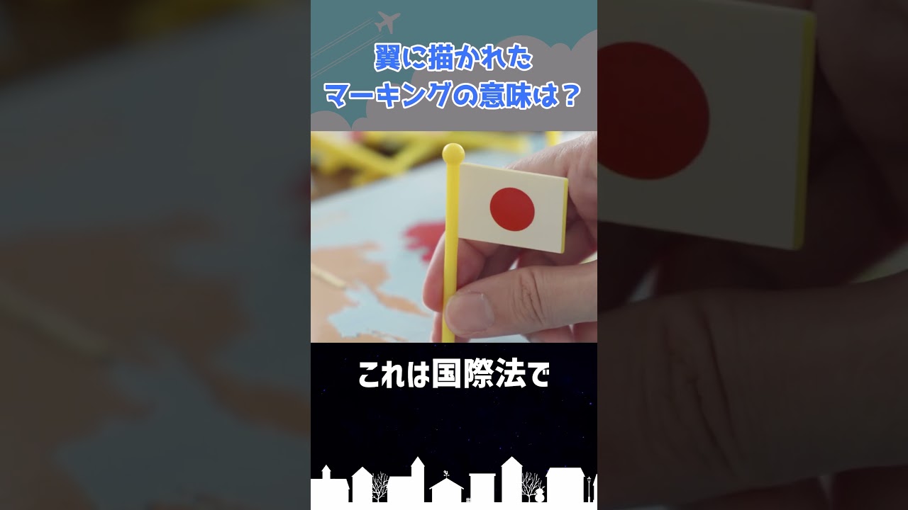 主翼に描かれたマーキングの意味はなに？ #shorts