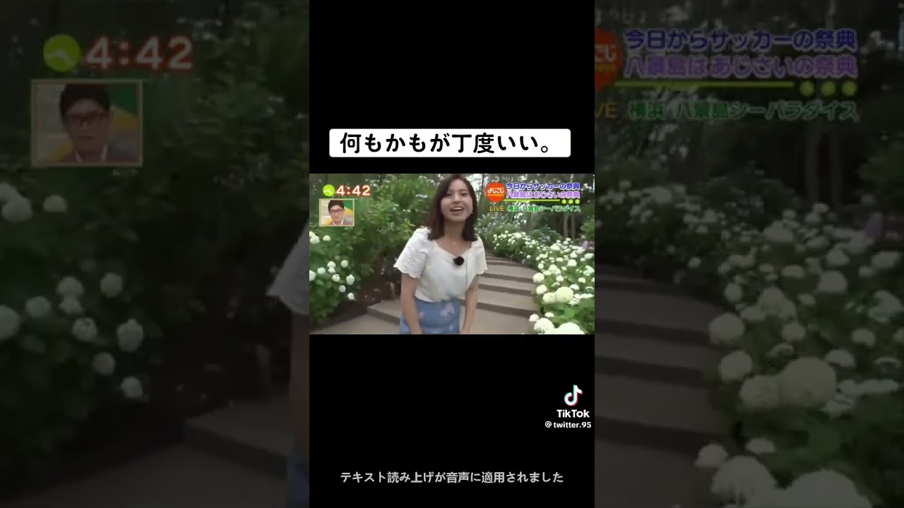 角谷アナは全てちょうど良い