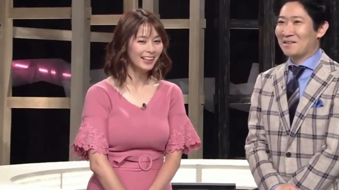 杉浦友紀アナ👏ピンク