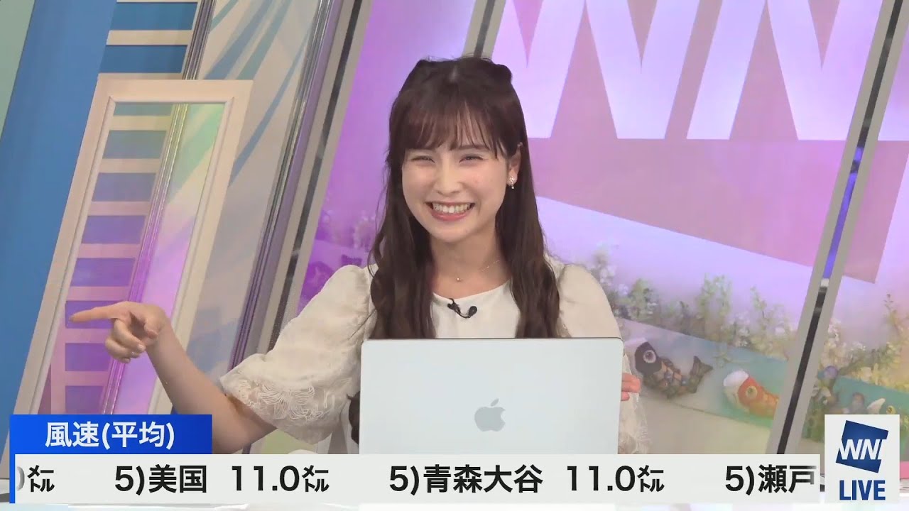 松雪彩花キャスター復帰OP