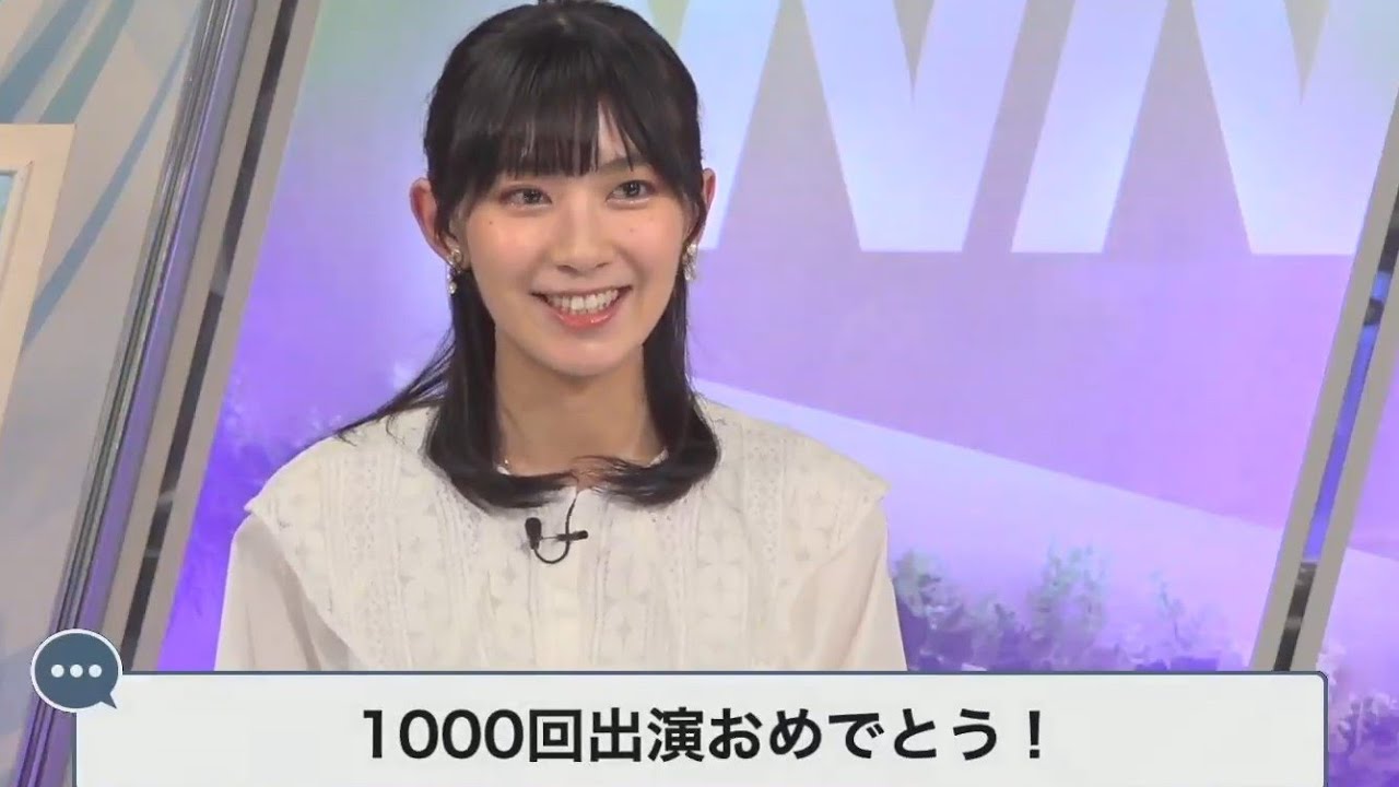 【檜山沙耶】祝1000回出演